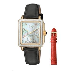 Gv2 Bari Diamond Bracelet Watch, Yellow Golden